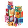 Djeco 8505 Toronyépítő kocka - Természet és állatok - 10 nature & animal blocks